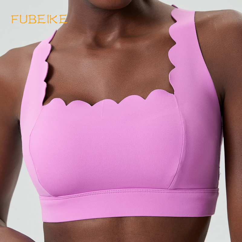 Sports Bra Racerback - FUBEIKE Intimo da donna con doppia