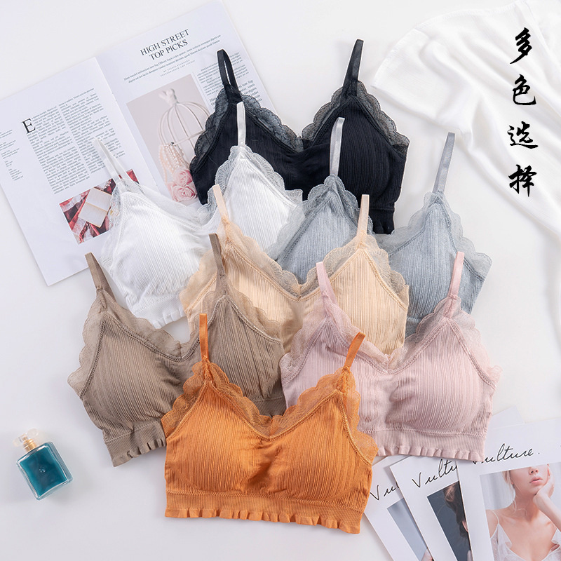 Sheer Bra Lace - 3D Sexy Lingerie reggiseno sportivo senza