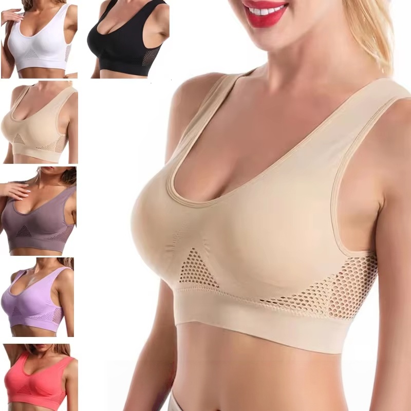 Full Coverage Bra - Reggiseno sportivo da donna taglie forti,