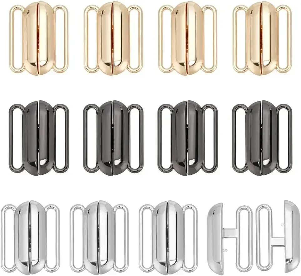 Nursing Bra Clip - 12 set 3 colori chiusura frontale