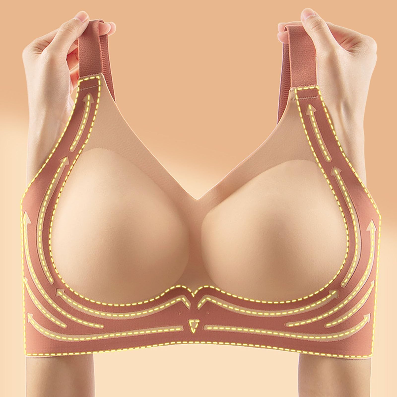 Sleep Bra Bralette - Reggiseni senza cuciture da donna Reggiseno