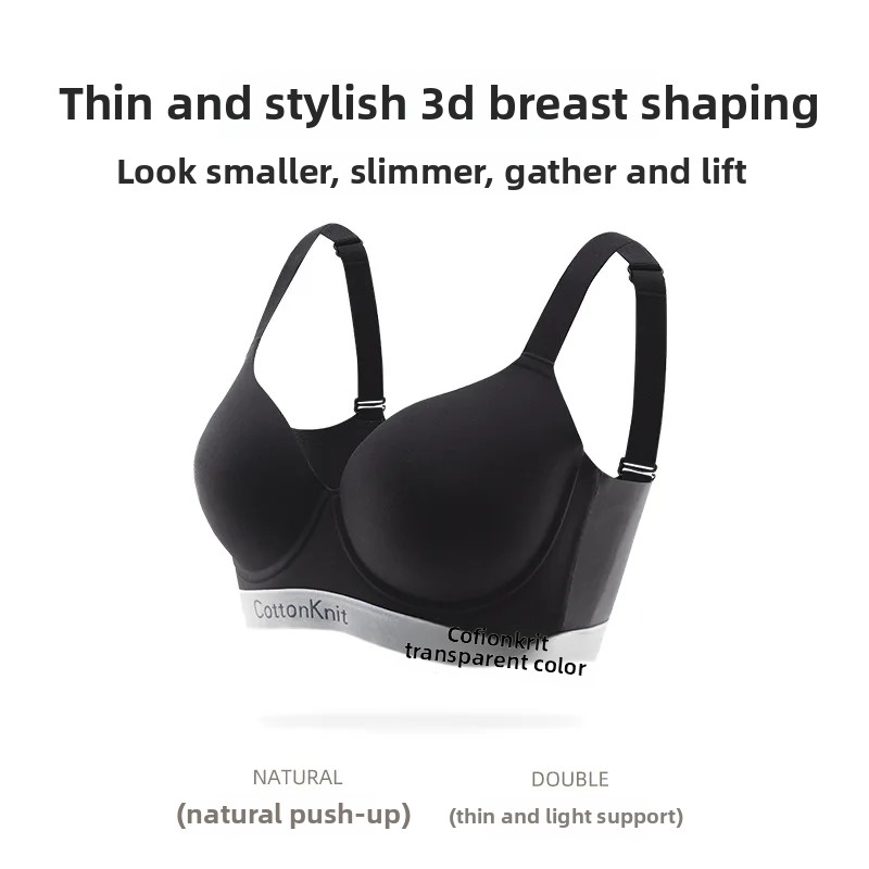 Cotton Bra Everyday - Reggiseno senza fili KUCLUT sexy, invisibile,