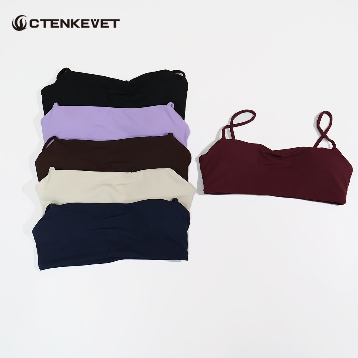 Plunge Bra Push Up - Ctenkevet Nuovo Reggiseno Yoga Estivo ad