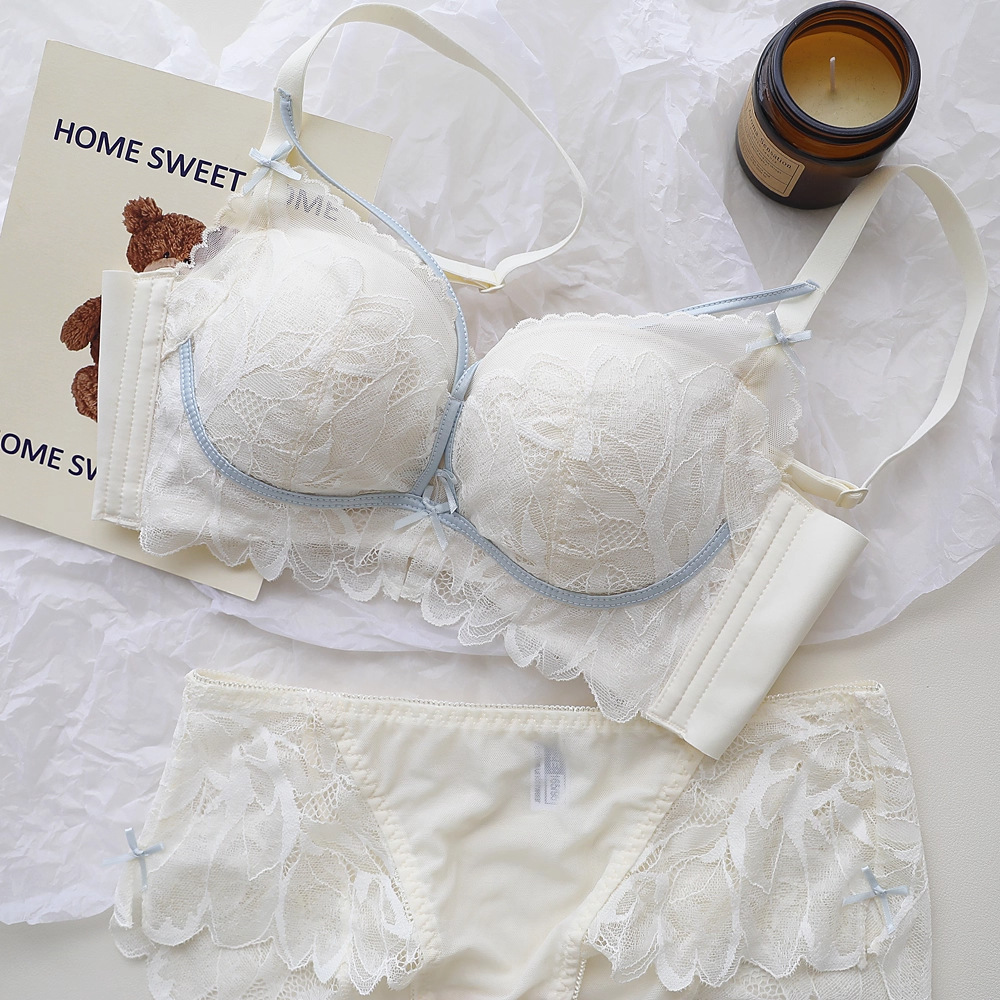 Underwire Bra Padded - Lingerie da giardino francese sul retro