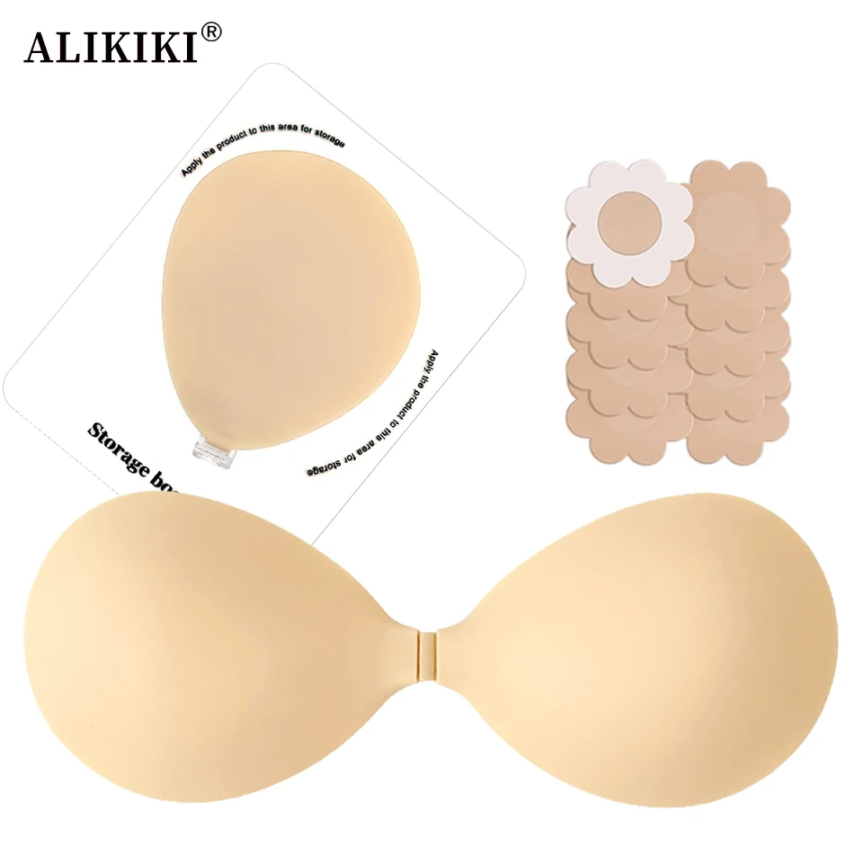 Backless Bra Sticky - Reggiseno adesivo push-up senza spalline in