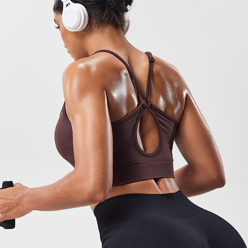 Sports Bra Racerback - Reggiseno sportivo da donna con schiena