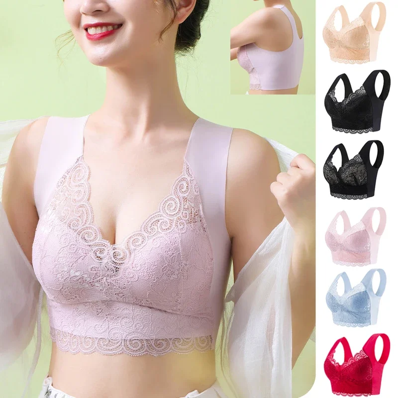 Sleep Bra Bralette - 1 pz reggiseno in pizzo senza