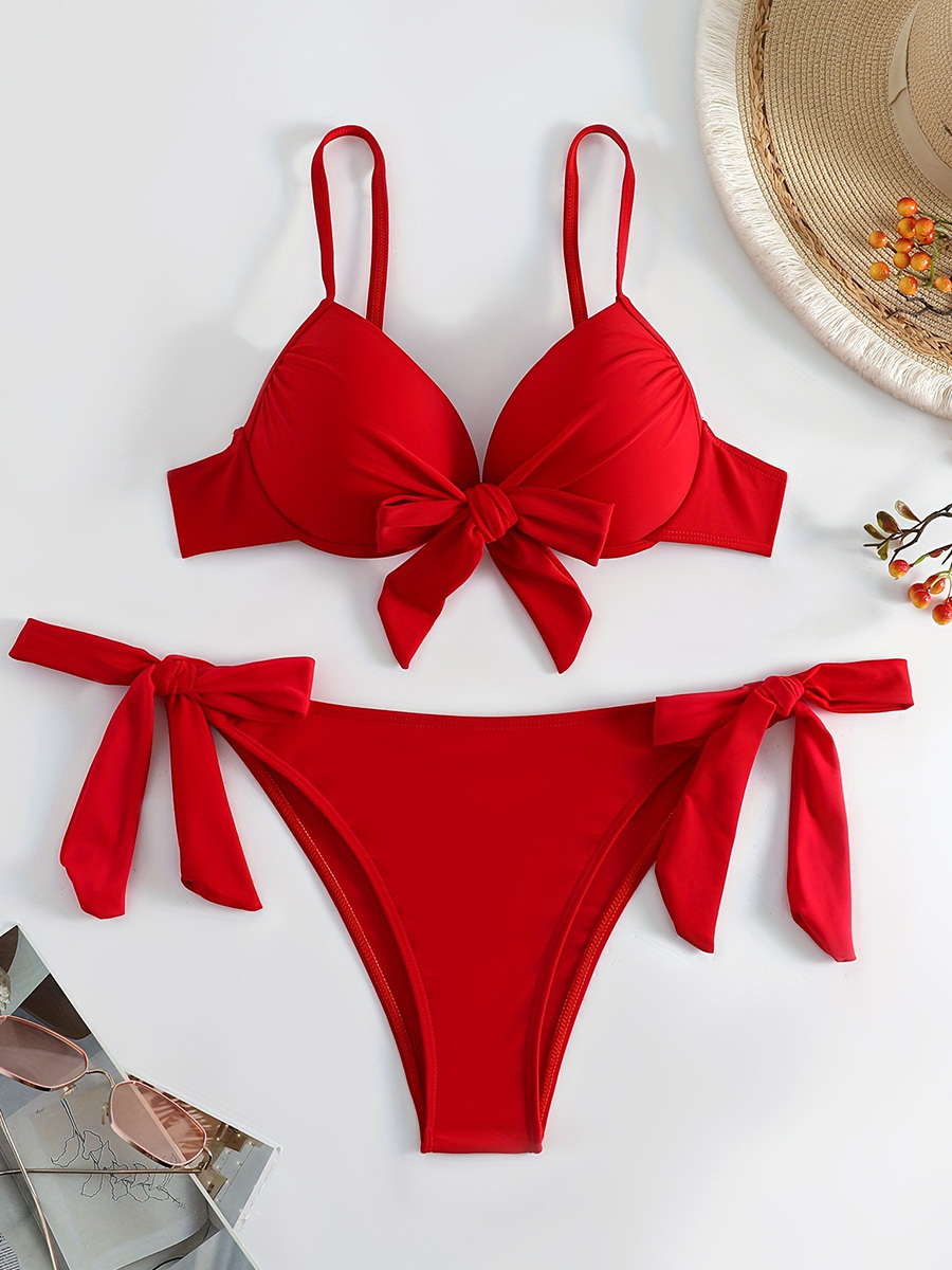 Underwire Bra Padded - Sexy annodato reggiseno con ferretto coppa