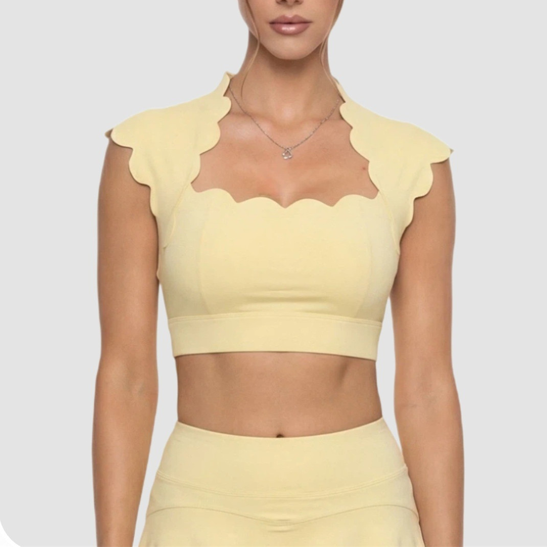 Sports Bra Racerback - Top Sportivo da Donna con Imbottitura,