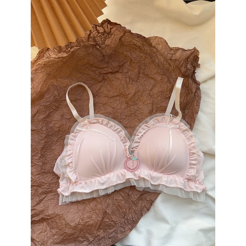 Sleep Bra Bralette - Set Reggiseno Triangolare Senza Ferretto in