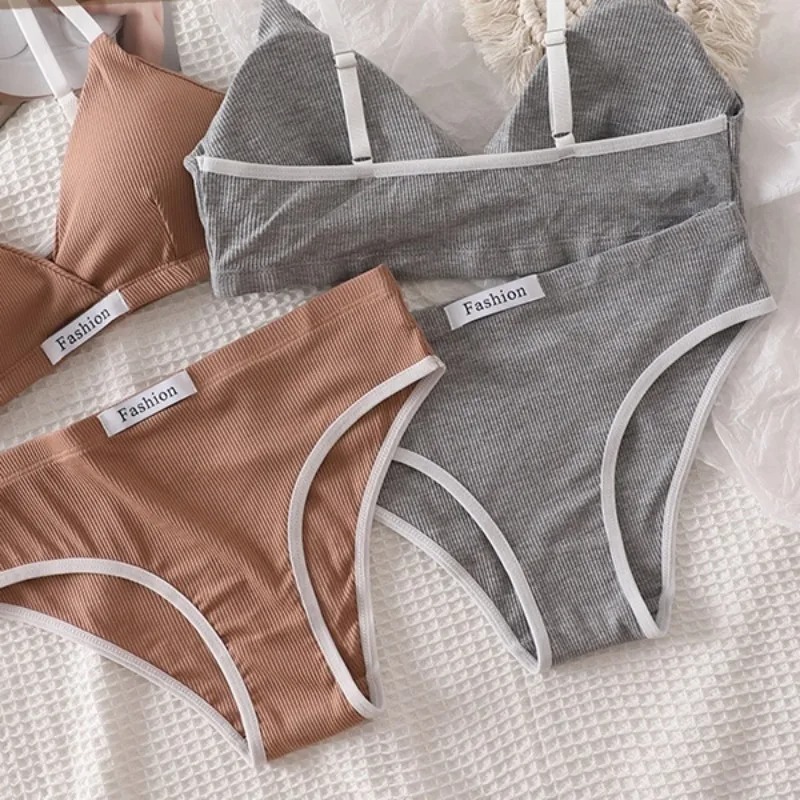 Cotton Bra Everyday - Set reggiseno in cotone da donna