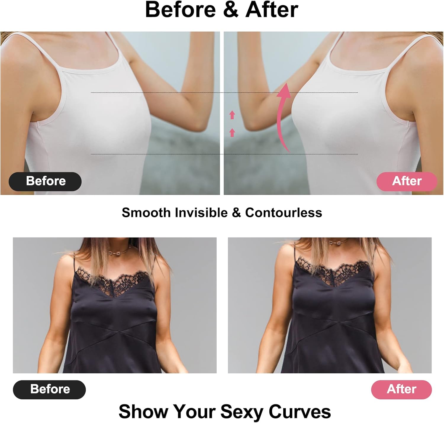 Reggiseno Adesivo Push-Up Invi - Push Up Bra Silicone recensione e prezzo