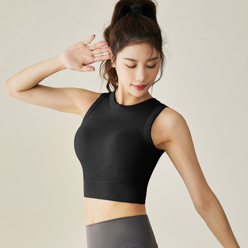 Canotta da yoga color caramell - T Shirt Bra Seamless recensione e prezzo