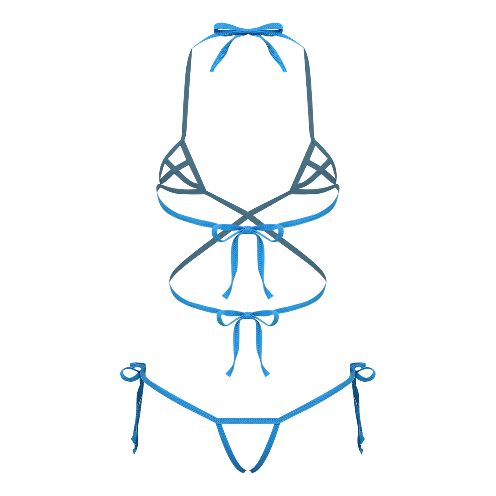 Set di costumi da bagno bikini - Sheer Bra Lace recensione e prezzo