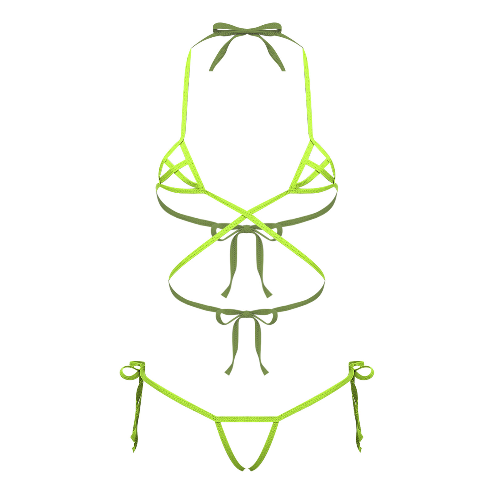 Set di costumi da bagno bikini - Sheer Bra Lace recensione e prezzo