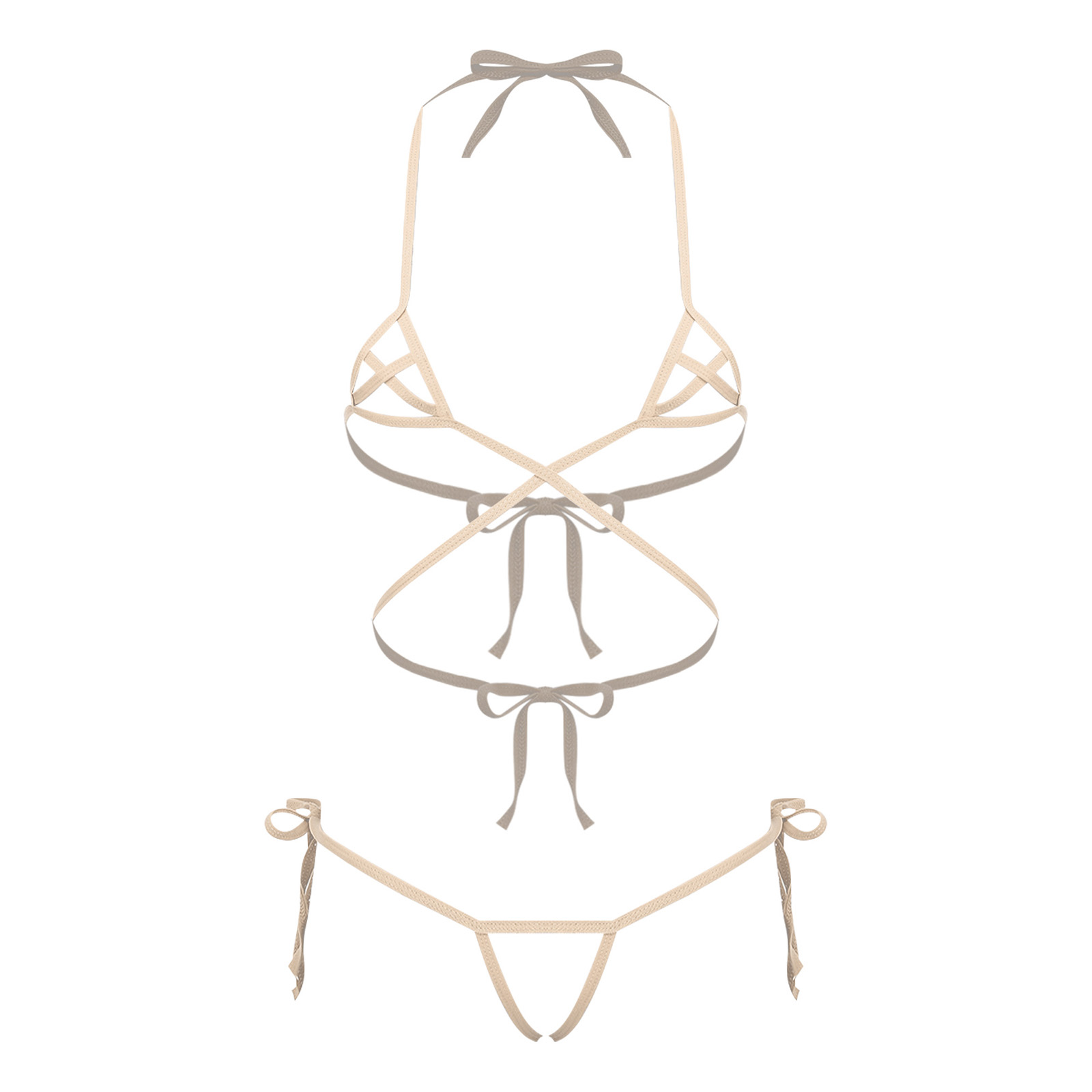 Set di costumi da bagno bikini - Sheer Bra Lace recensione e prezzo