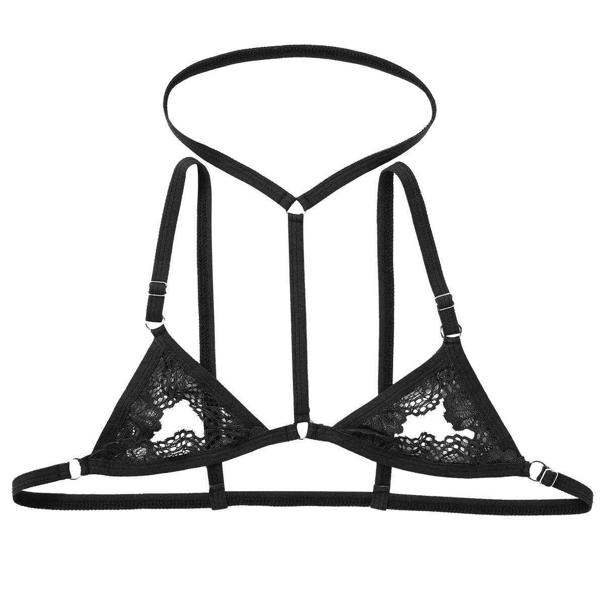 Uomini sexy Imbracatura Reggis - Sheer Bra Lace recensione e prezzo