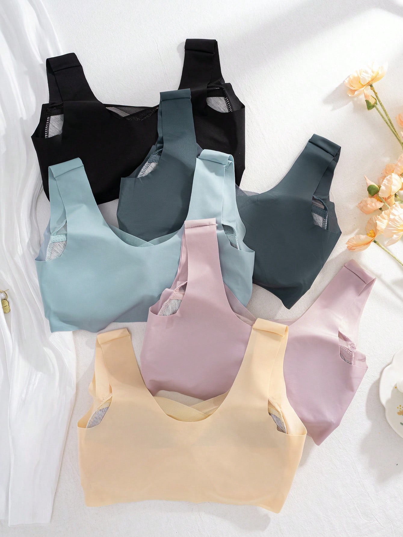 Set di 5 Reggiseni Senza Cucit - Sleep Bra Bralette recensione e prezzo