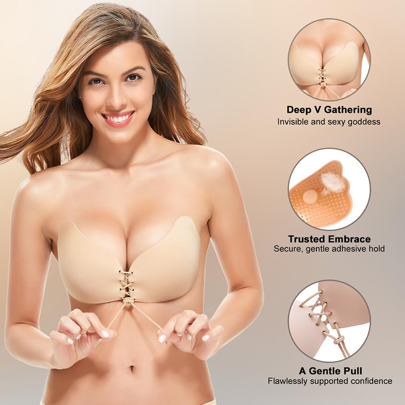 1/2 paia donne estate backless - Plunge Bra Push Up recensione e prezzo