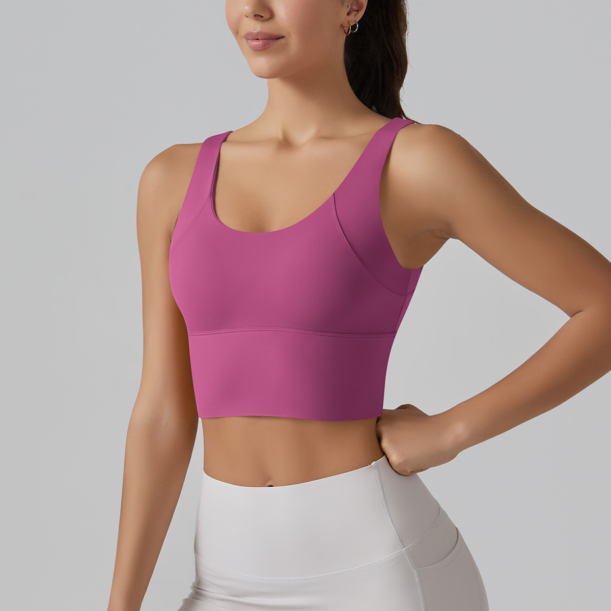 Nuova canotta da yoga estiva s - Plunge Bra Push Up recensione e prezzo