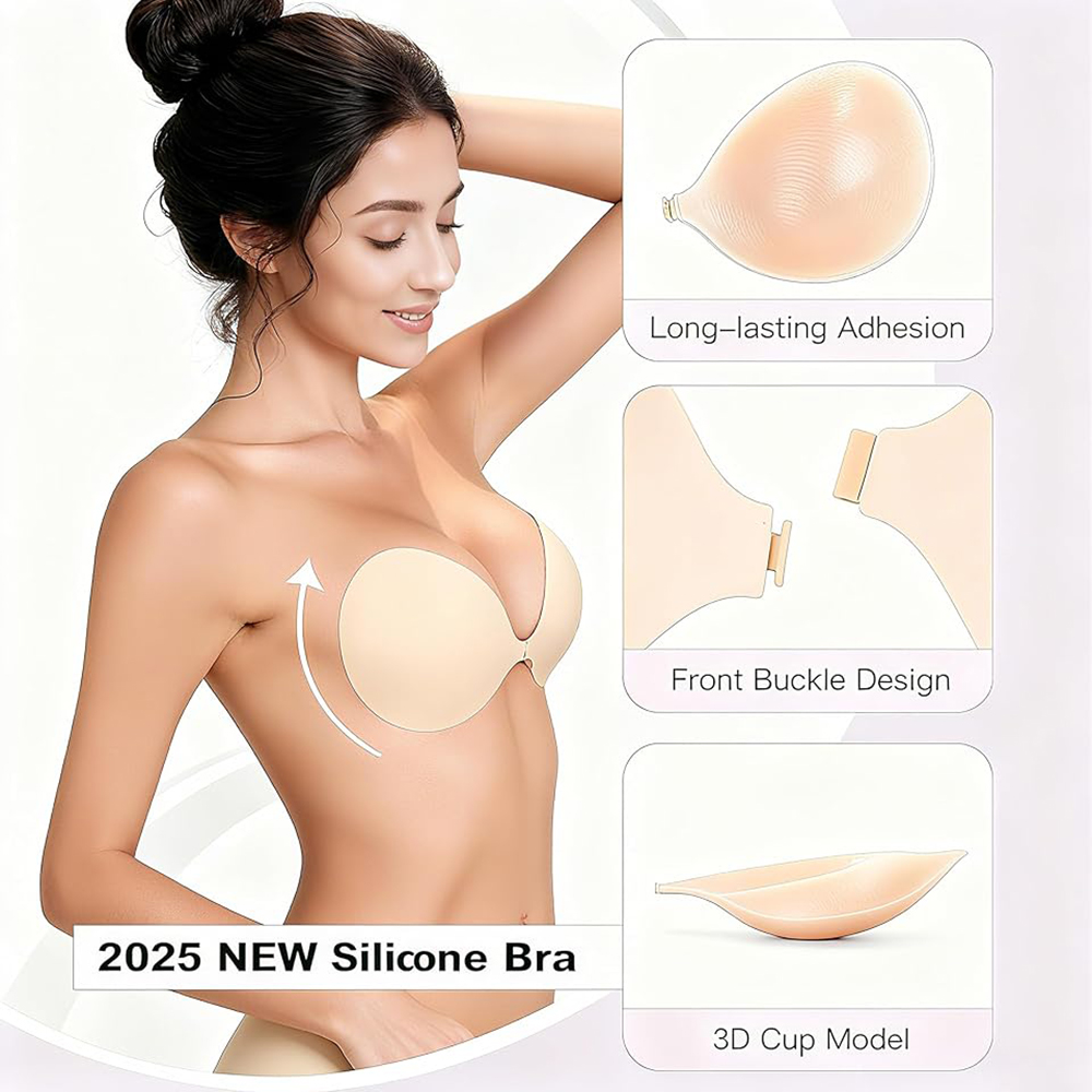 Reggiseno adesivo push-up senz - Backless Bra Sticky recensione e prezzo
